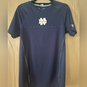 Notre Dame Fighting Irish Under Armour Heat Gear Short Sleeve Shirt
